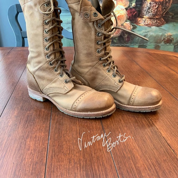 vintage paratrooper boots